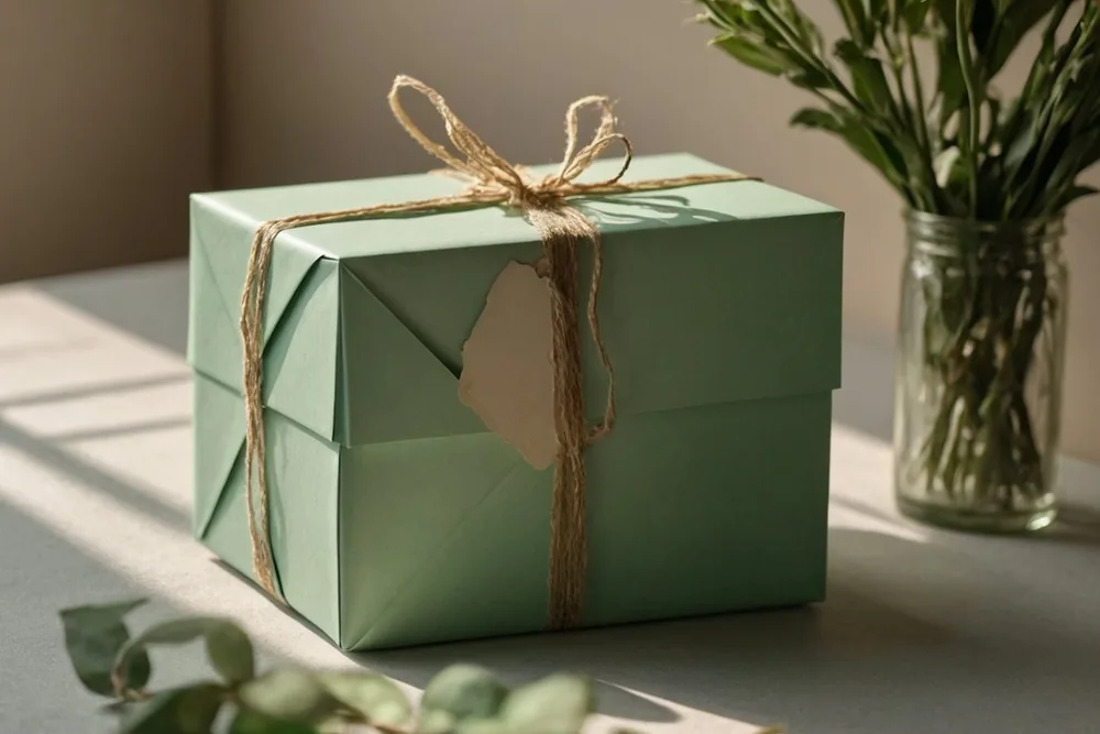 Cadeaubon van Salon MW, een ingepakt cadeautje met lint